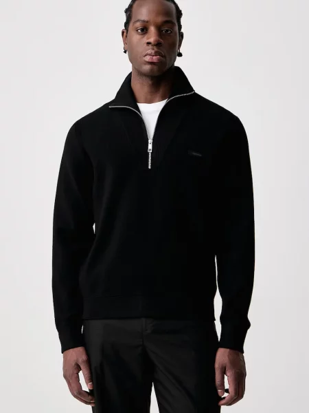 Calvin Klein pulover pentru bărbați cu vâscoză negru