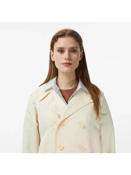 Тренч Lacoste бежевый