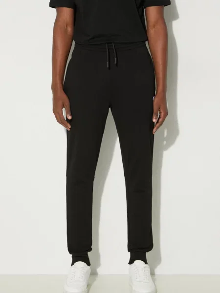 Спортивні штани Lacoste однотонні чорний