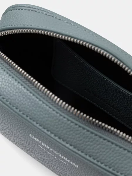 Кожаная сумка через плечо Emporio Armani