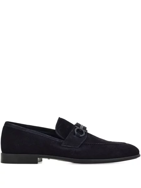 Pantofi loafer Ferragamo cu cataramă albastru