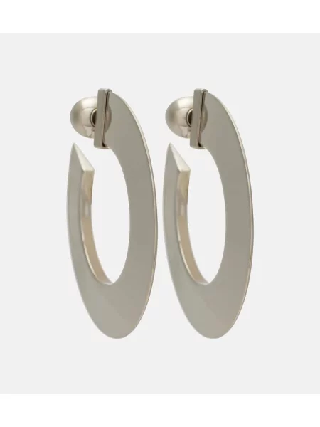 Cercei Alaïa argintiu