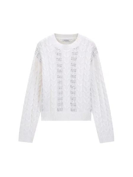 Guess Sweter biały