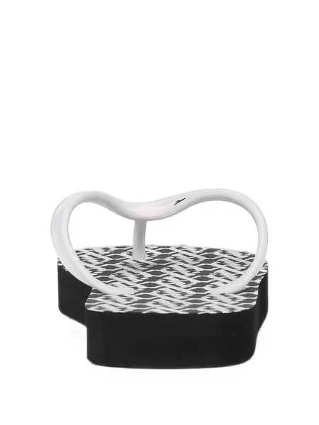 Sandale Armani Exchange cu imagine cu imprimeu geometric alb