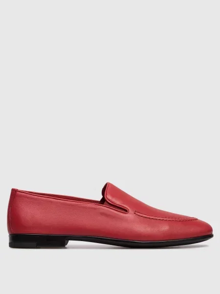 Кожаные лоферы Stefano Ricci красные