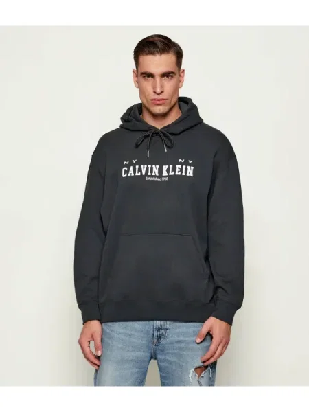 Geacă de blugi Calvin Klein Jeans negru