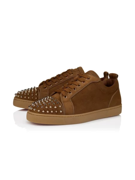 Sneakersy Christian Louboutin brązowe