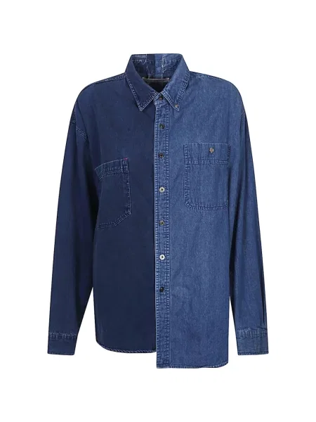 Cămașă de blugi E.l.v. Denim albastru