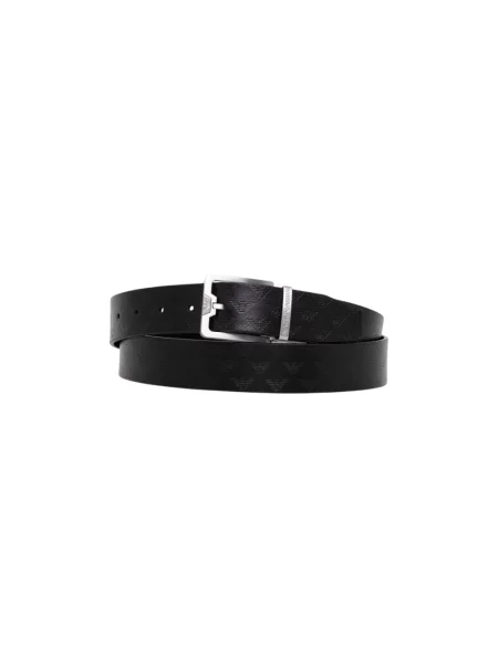Pasek Emporio Armani czarny