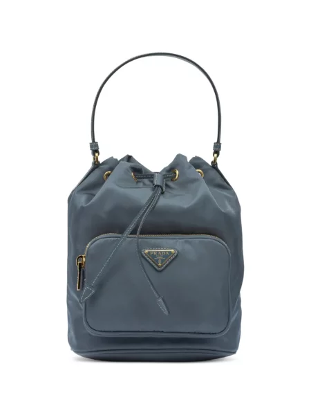 Geantă bucket Prada albastru