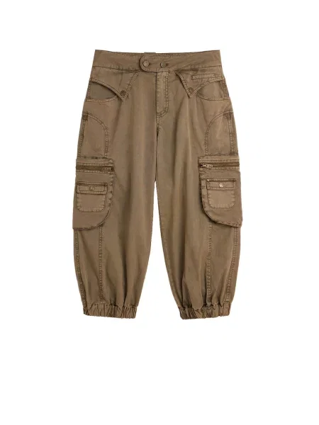 Desigual Pantaloni cămilă maro