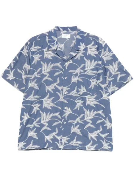 Košile Universal Works modrá