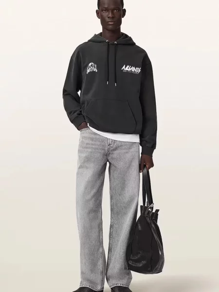 AllSaints кофта з капюшоном CHROMIUM