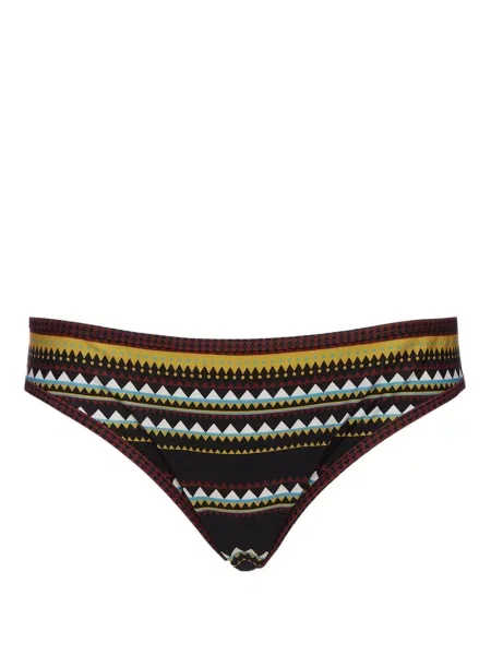 Bikini La Doublej cu imagine cu imprimeu geometric negru