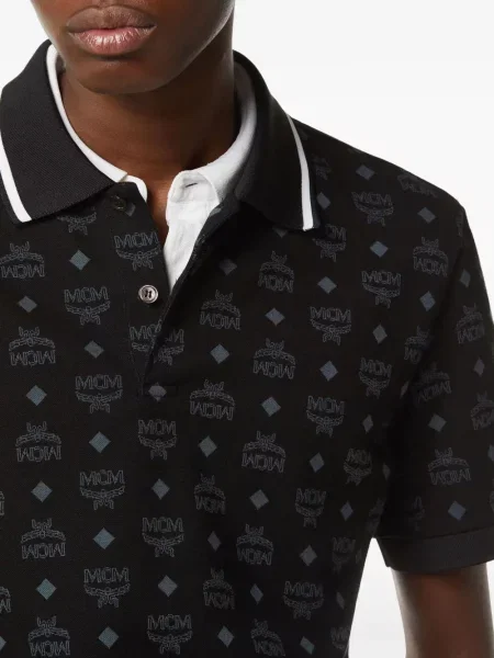 Polo Mcm din jacard negru