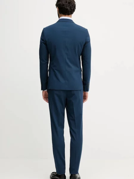 Lindbergh garnitur gładka granatowy