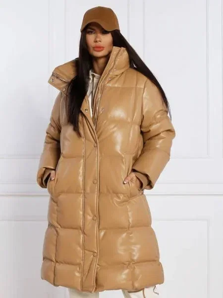 BOSS BLACK De puf palton Paleda negru