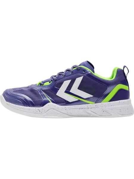 Hummel Pantofi sport Uruz albastru cobalt / verde neon alb