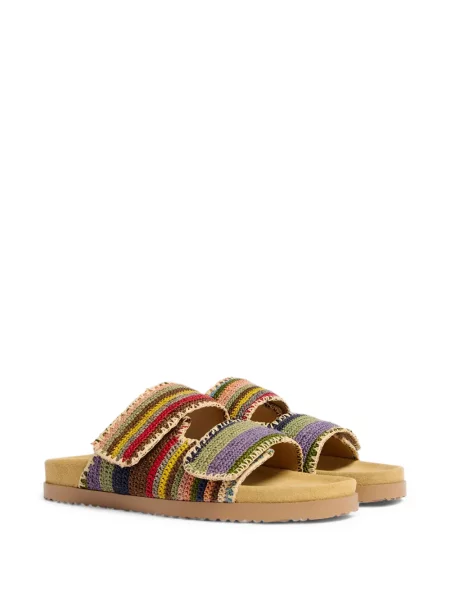 Sandale Dsquared2 cu dungi fără toc