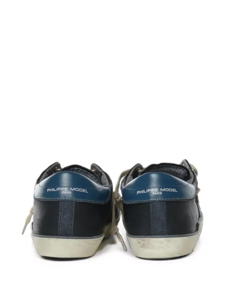 Sneakerși Philippe Model Paris cu autograf negru