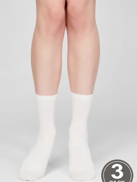 Женские носочки 3 шт. den SOCKS 3 ПАРИ білі