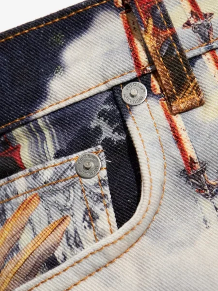 Blugi Off-white alb