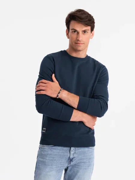 Strečová mikina Ombre modrá