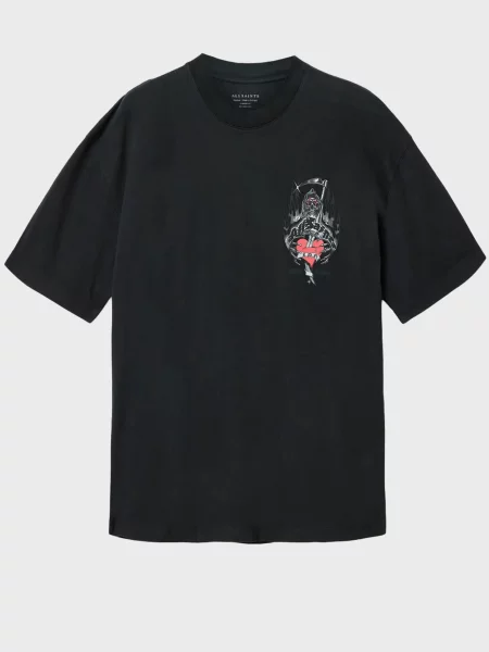 Футболка Allsaints чорна