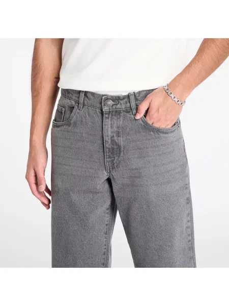 Džíny Urban Classics Heavy Ounce Straight Fit Jeans New Grey Washed 30 šedé