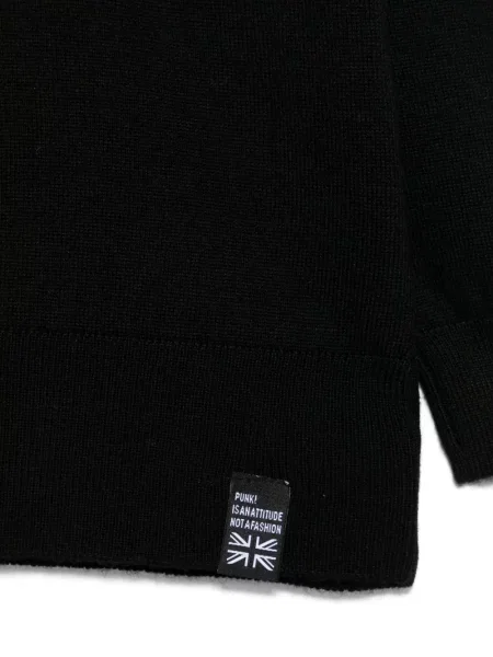 Sweter dziecięcy John Richmond czarny