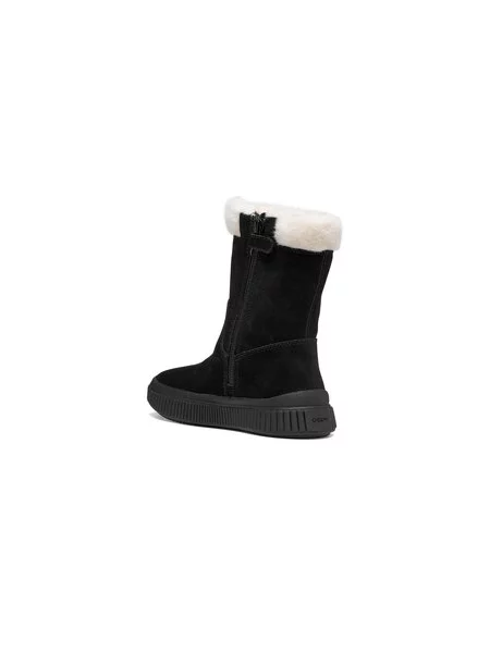 Csizma Geox J Laquinny Girl Wpf S fekete