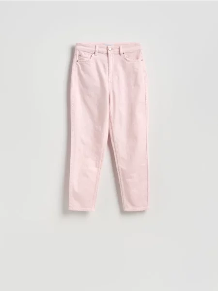 Reserved Blugi mom roz