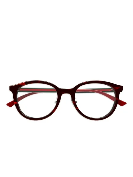 Ochelari de soare rotunzi Gucci Eyewear cu dungi negru