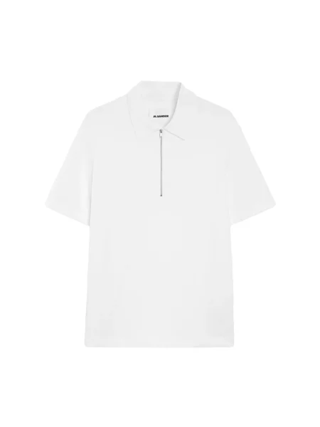 Koszulka polo Jil Sander biała
