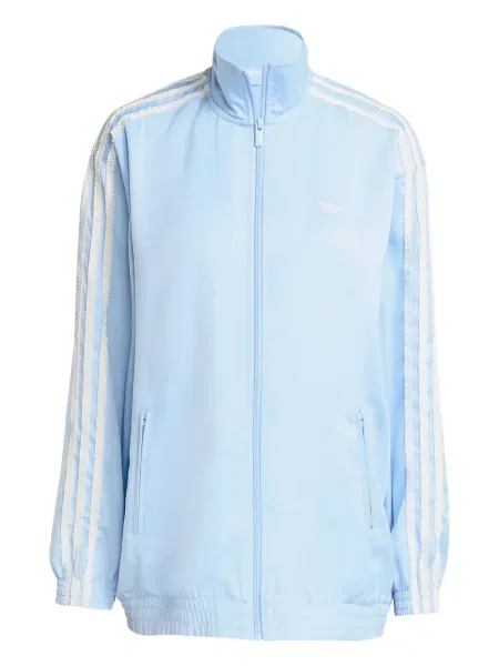 Top Adidas din satin cu gât halter cu imagine roz