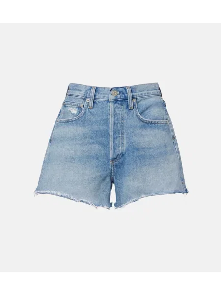Pantaloni scurți din denim Citizens Of Humanity albastru