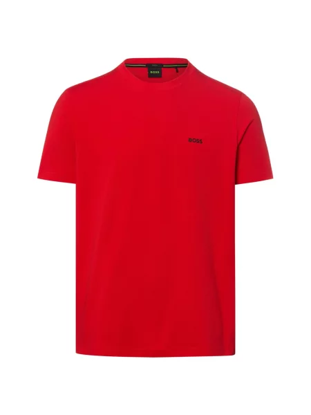 BOSS Green Koszulka Tee Mężczyźni S czerwony