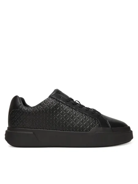 Сникърси Calvin Klein Chunky Cupsole Laceup Lth Aop черен