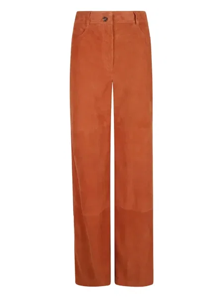 Pantaloni Alberta Ferretti portocaliu