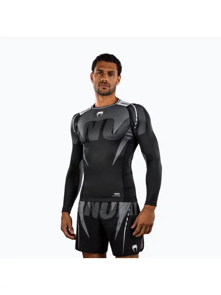 Лонгслів Venum з довгим рукавом чорний