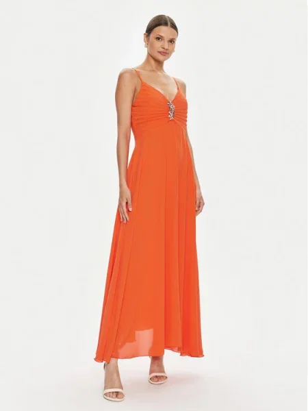Rinascimento Sukienka wieczorowa pomarańczowy