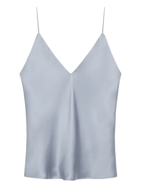 Top Anine Bing de mătase gri