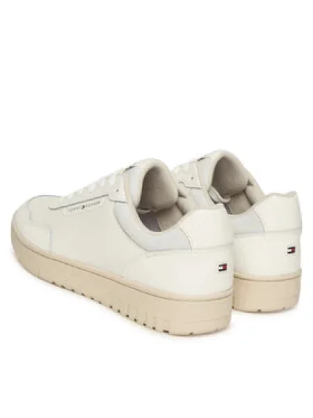 Tommy Hilfiger Superge Th Basket Core Écru