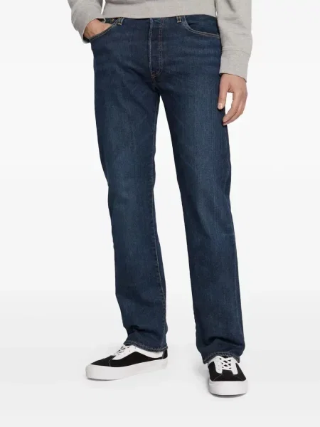 Blugi drepți Levi's® cu talie înaltă albastru