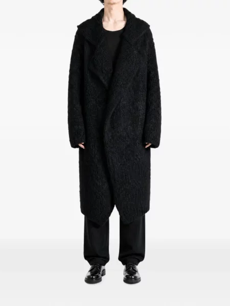 Gulerat cardigan Yohji Yamamoto negru