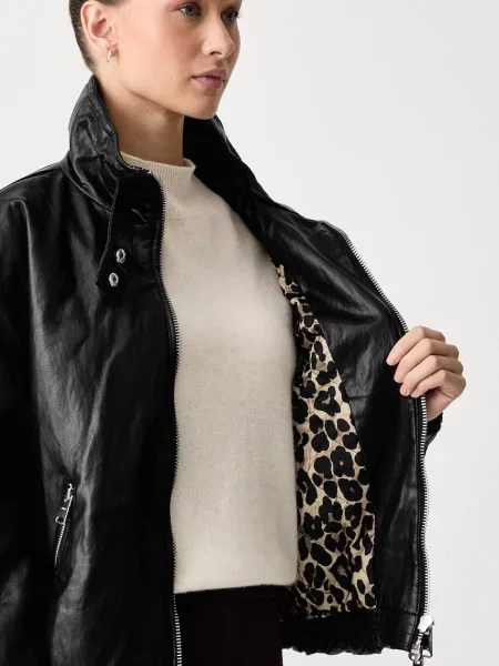 DKNY куртка з імітації шкіри