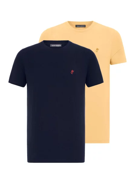 Jacey Quinn Majica nočno modra / rumena rdeča