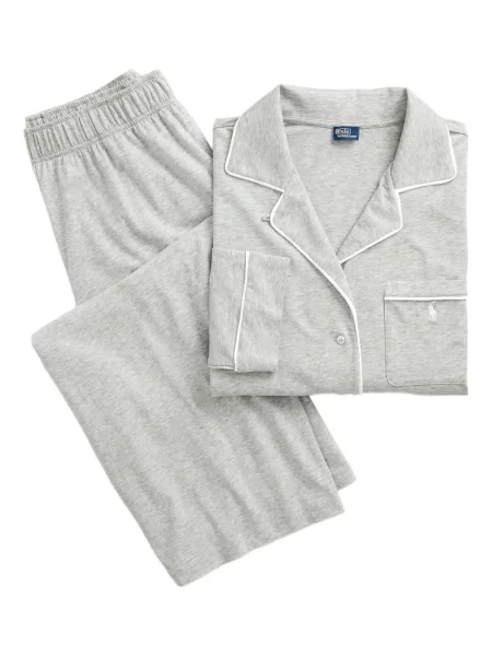 Briaunotas pusiau užtrauktukas zomšinės bokseriai Polo Ralph Lauren balta