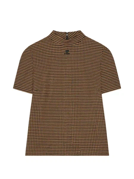 Top Courreges cu model pepito maro