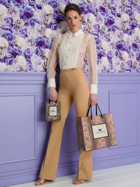 Блуза Elisabetta Franchi біла